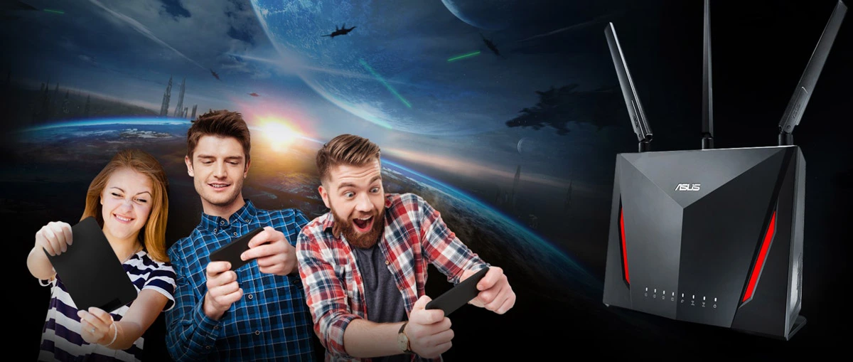 ASUS RT-AC86U AC2900 Dual Band Gigabit WiFi Gaming Router