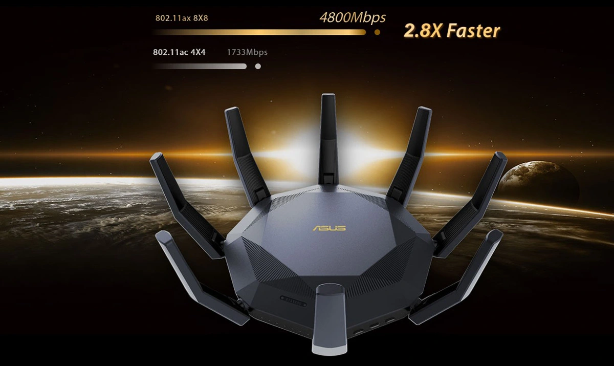 ASUS RT-AX89X AX6000 Dual Band WiFi 6 Gaming Router