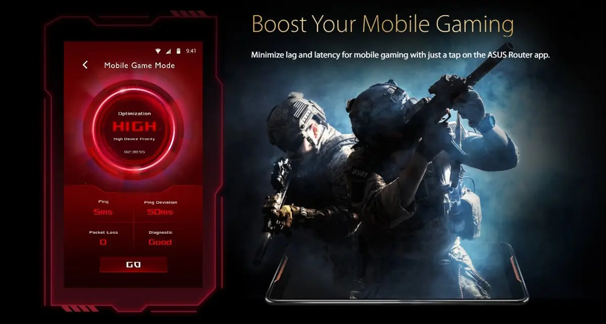 Asus RT-AX92U AX6100 Triband Wifi6 Gaming Router