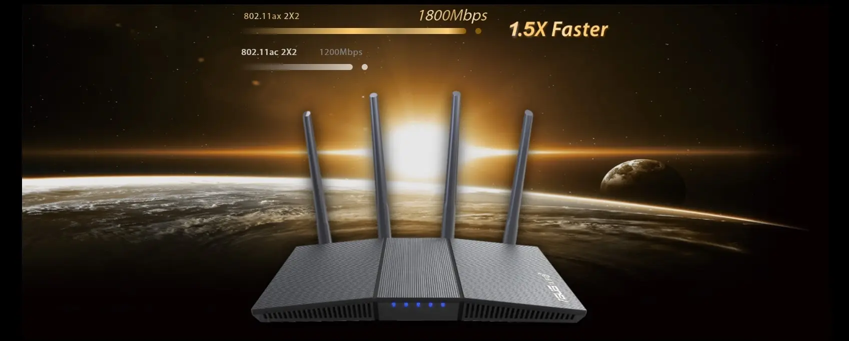 ASUS RT-AX1800S AX1800 Wireless Dual-Band Gigabit Wifi 6 Router