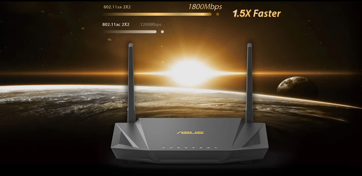 ASUS RT-AX56U AX1800 Dual Band WiFi 6 Router