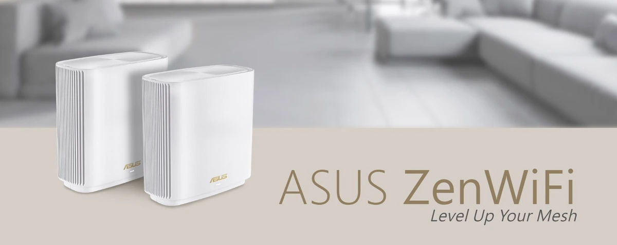 ASUS ZenWiFi ET8 AXE6600 Mesh WiFi 6E System