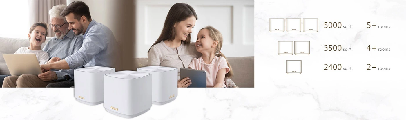 ASUS ZenWiFi XD5 AX3000 Dual Band WiFi 6 Mesh System